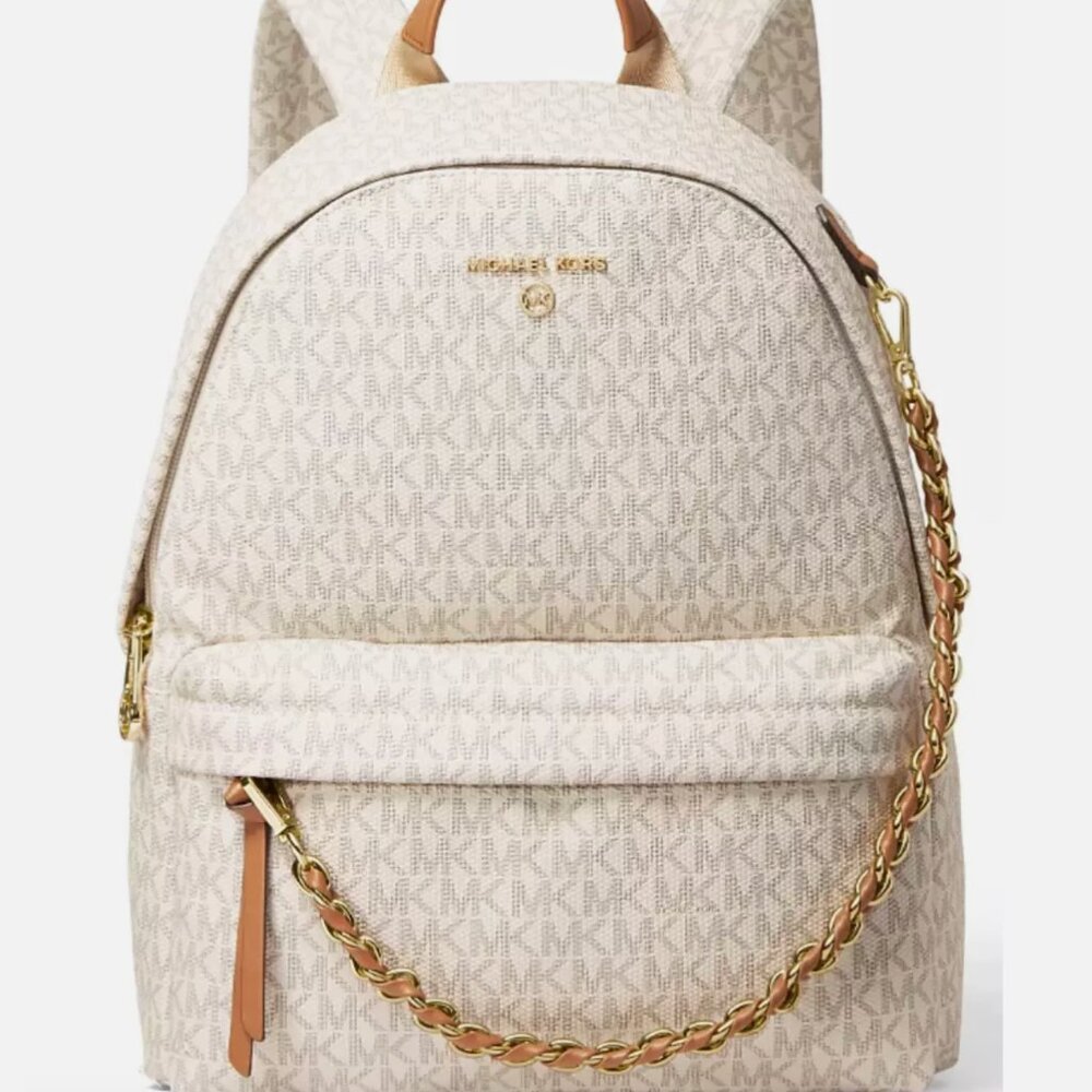 NEW Michael Kors Slater monogram-logo backpack